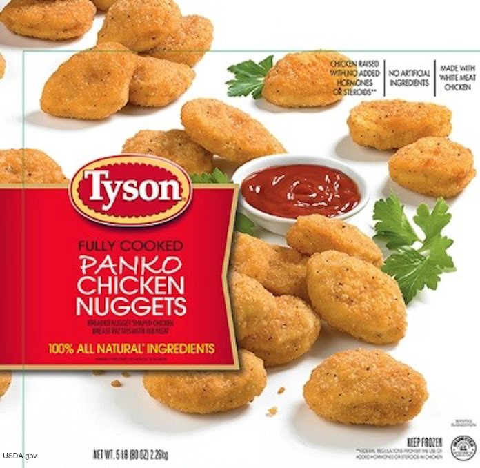 Tyson Foods Recalls Chicken Nuggets For Possible Plastic