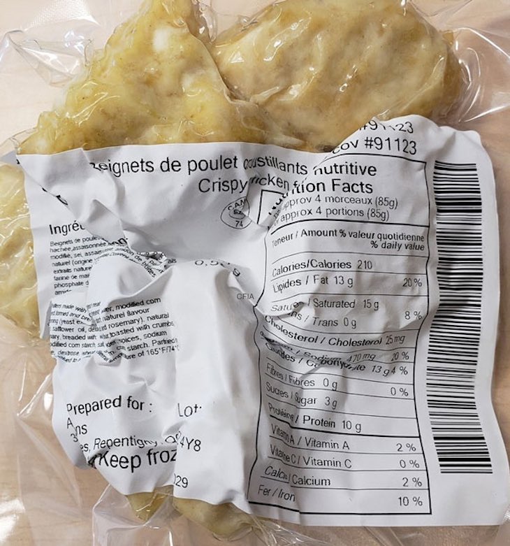 Uncooked Crispy Chicken Fritters Recalled For Possible Salmonella