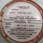 VIP Caviar Club Trout Roe Botulism Recall
