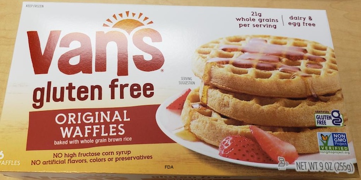 Van's Gluten Free Waffles Recalled For Undeclared Wheat