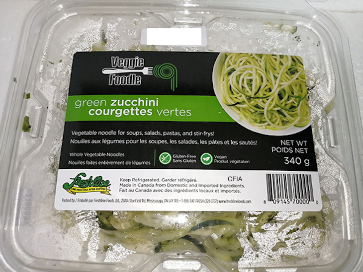 Veggie Foodle Green Zucchini Noodles Recalled For Possible Listeria