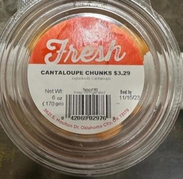Vinyard Cantaloupe Products Recalled For Possible Salmonella