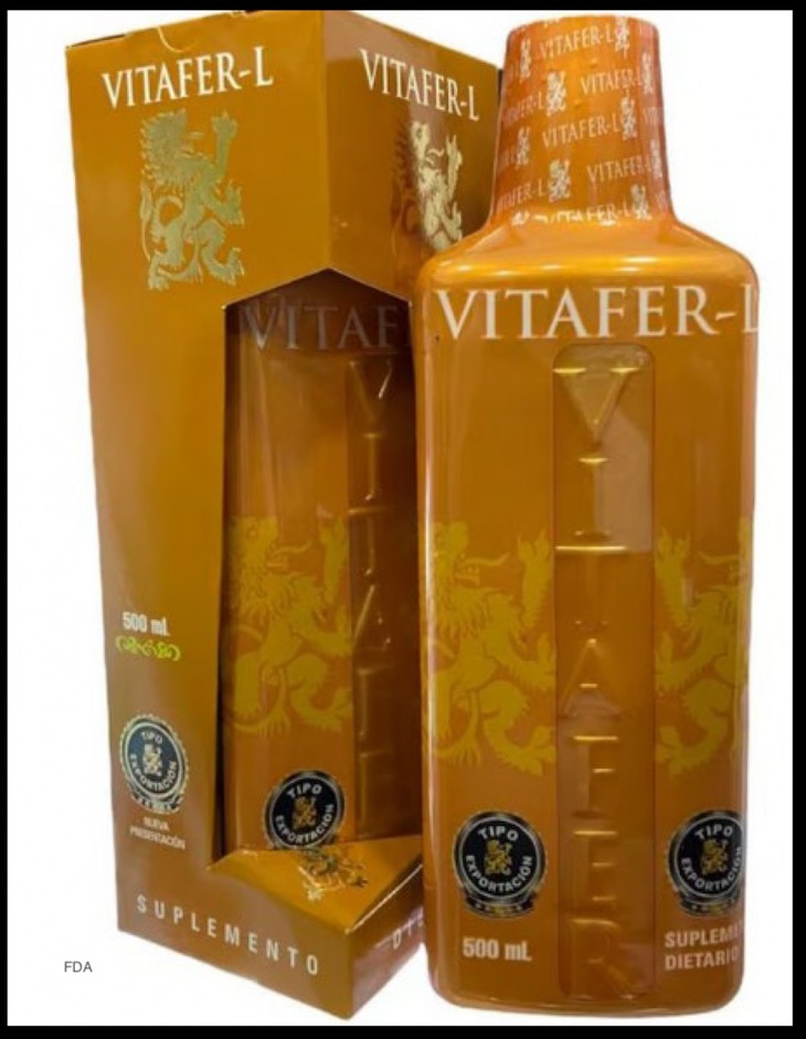 Vitafer-L Gold Liquid Supplement Recalled as Unapproved Drug