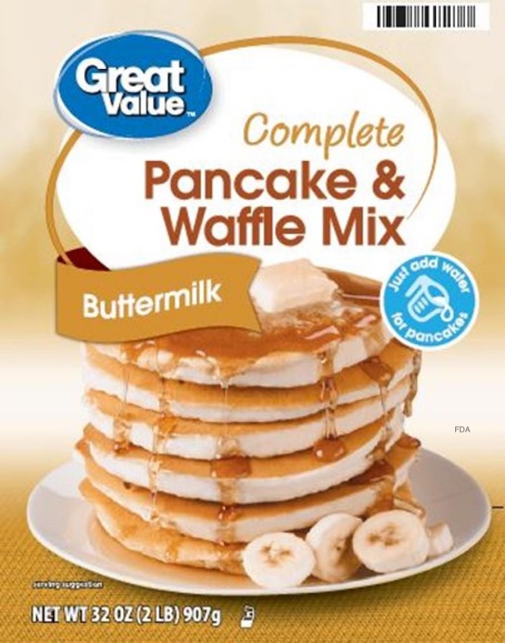 Walmart Great Value Buttermilk Pancake Mix Recalled