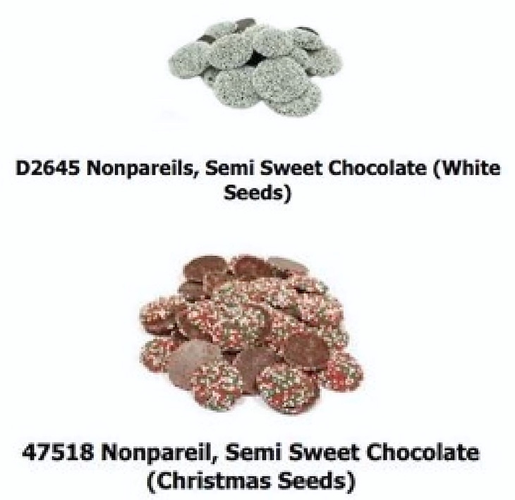 Weaver Nut Company Nonpareils Recalled For Undeclared Milk