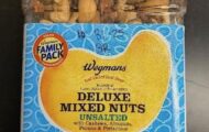 Wegmans Deluxe Mixed Unsalted Nuts Recalled For Salmonella