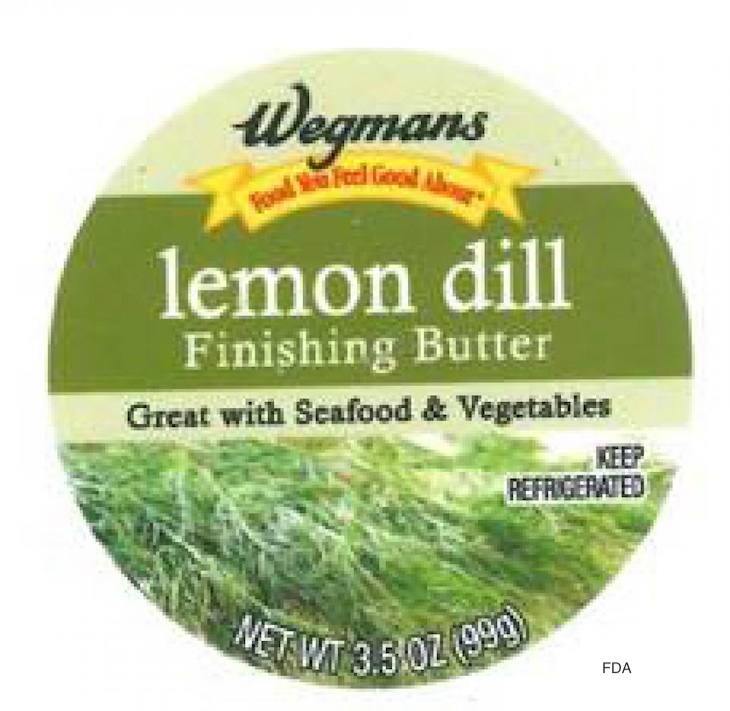 Wegmans Lemon Dill Finishing Butter Recalled For Listeria 
