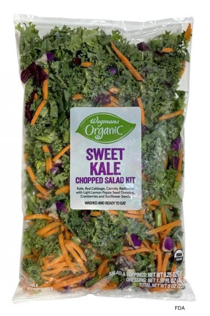 Wegmans Organic Sweet Kale Chopped Salad Kit Recalled