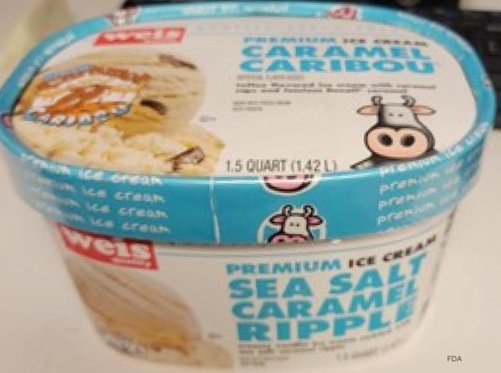 Weis Quality Sea Salt and Caramel Ripple Ice Cream Recalled For Allergens