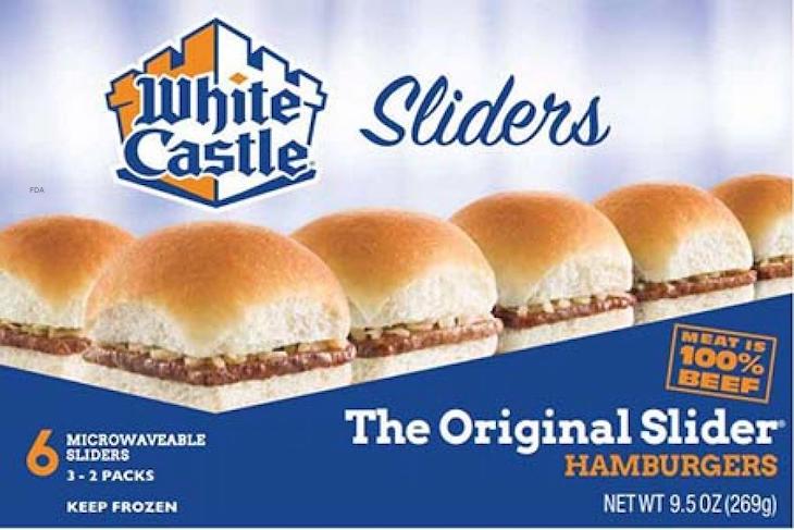 White Castle Frozen Sandwiches Recalled For Possible Listeria