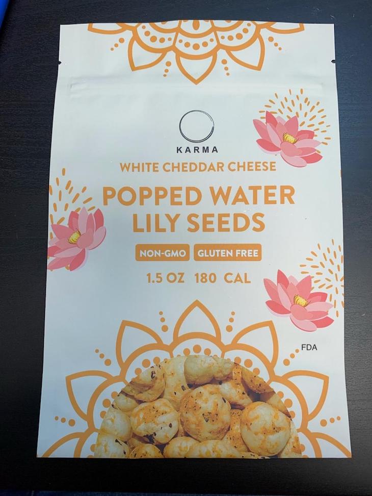 White Cheddar Popped Water Lily Seeds Recalled For Milk