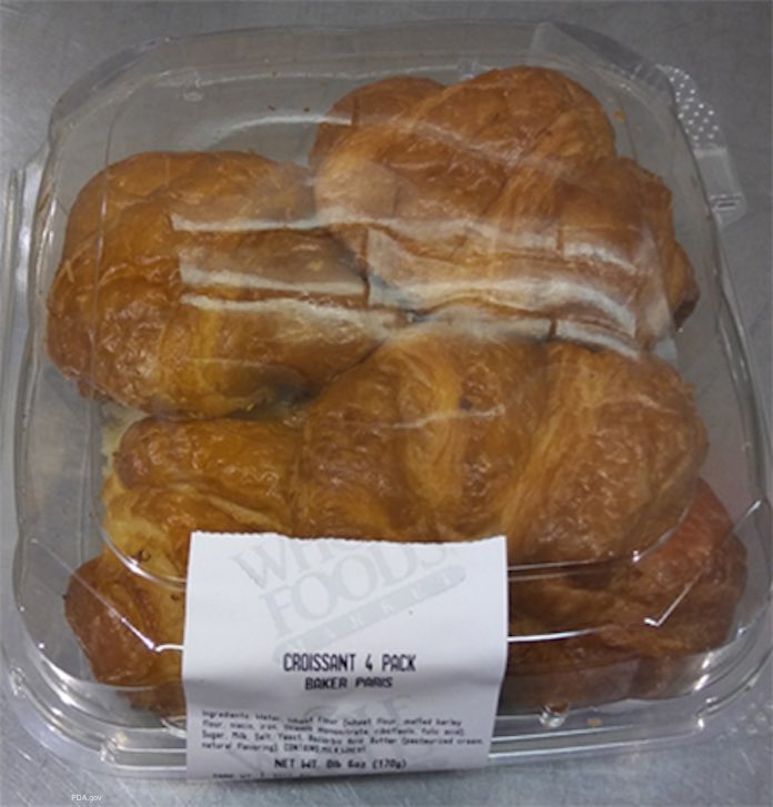 Whole Foods Croissant Recall