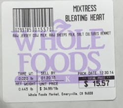 Whole Foods Bleating Heart Cheese Listeria Recall