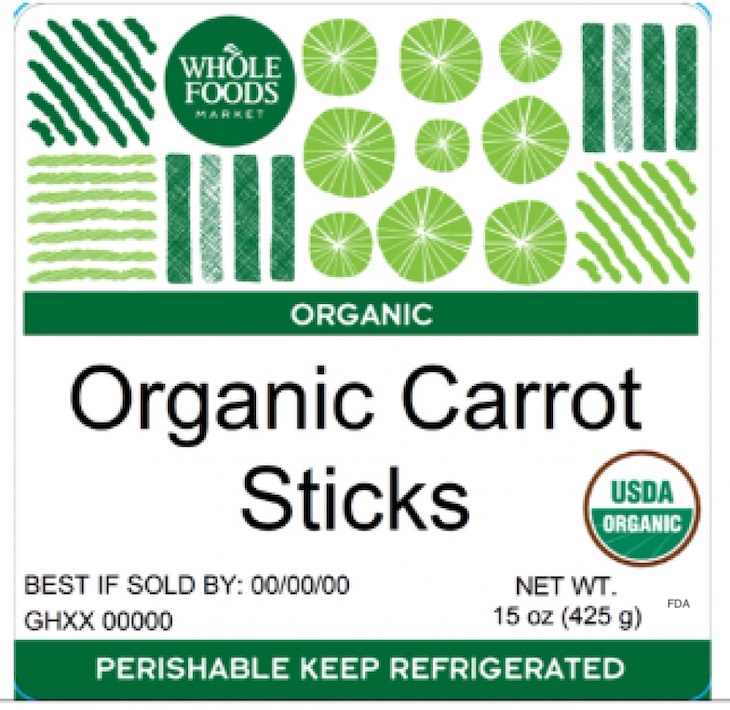 Whole Foods Organic Carrot Sticks Recalled For E. coli