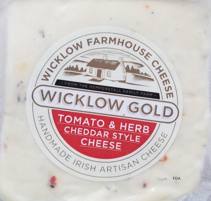 Wicklow Gold Cheddar Cheese Recalled For Possible Listeria