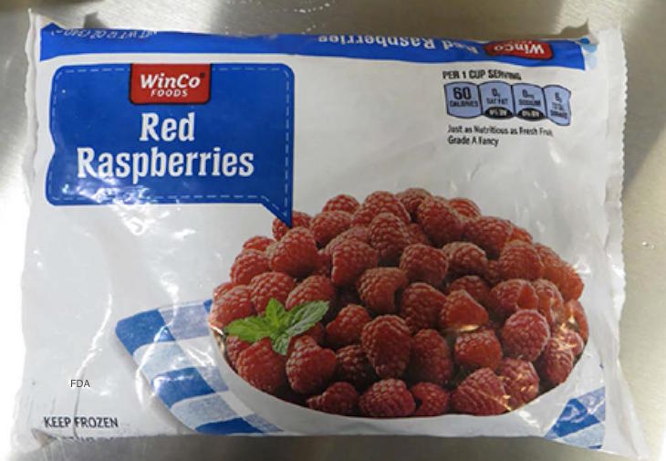 WinCo Frozen Red Raspberries Recalled For Norovirus