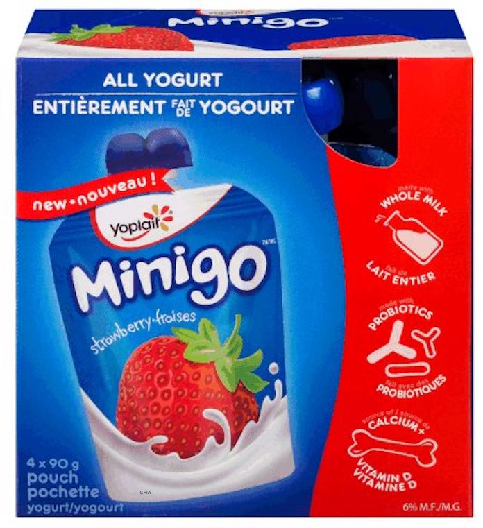 Yoplait Minigo and Liberte Yogurt Recalled in Canada for Plastic
