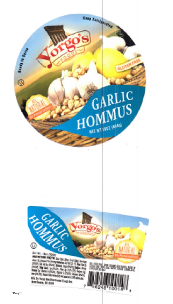 Yorgo Hommus Listeria Recall