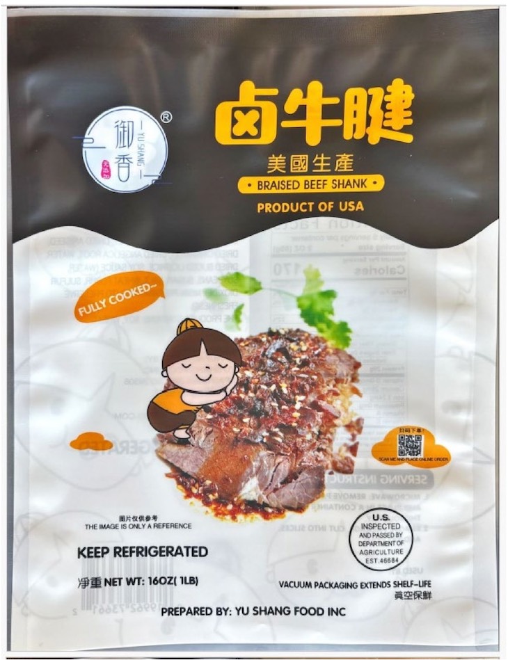 Yu Shang Cooked Meats Recalled For Possible Listeria 