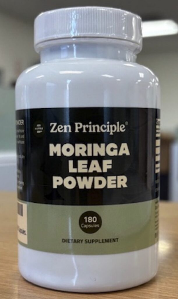 Zen Principle Moringa Capsules Recalled For Possible Salmonella