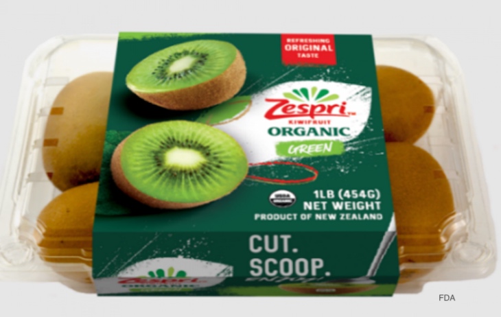 Zespri Organic Green Kiwifruit Recalled For Possible Listeria