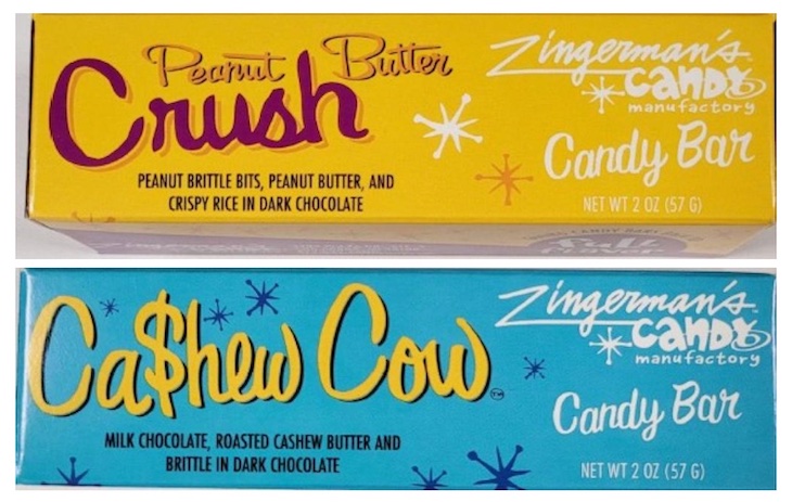 Zingerman's Peanut Butter Crush and Cashew Cow Bars Recalled