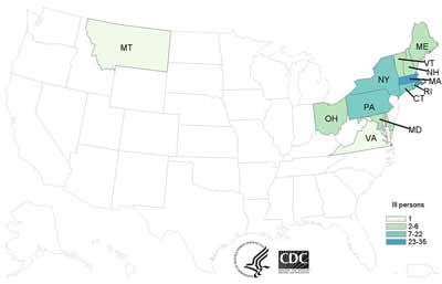 Bean Sprout Salmonella Outbreak Sickens 111 in 12 States