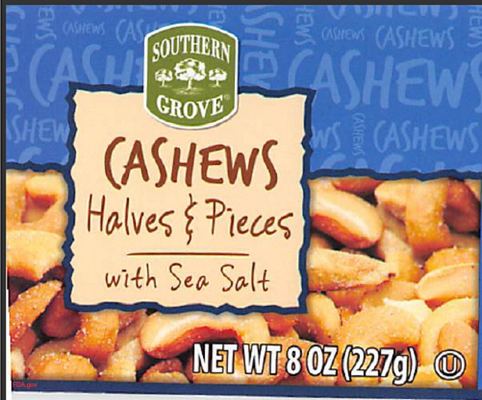 Southern Grove Cashews Recall