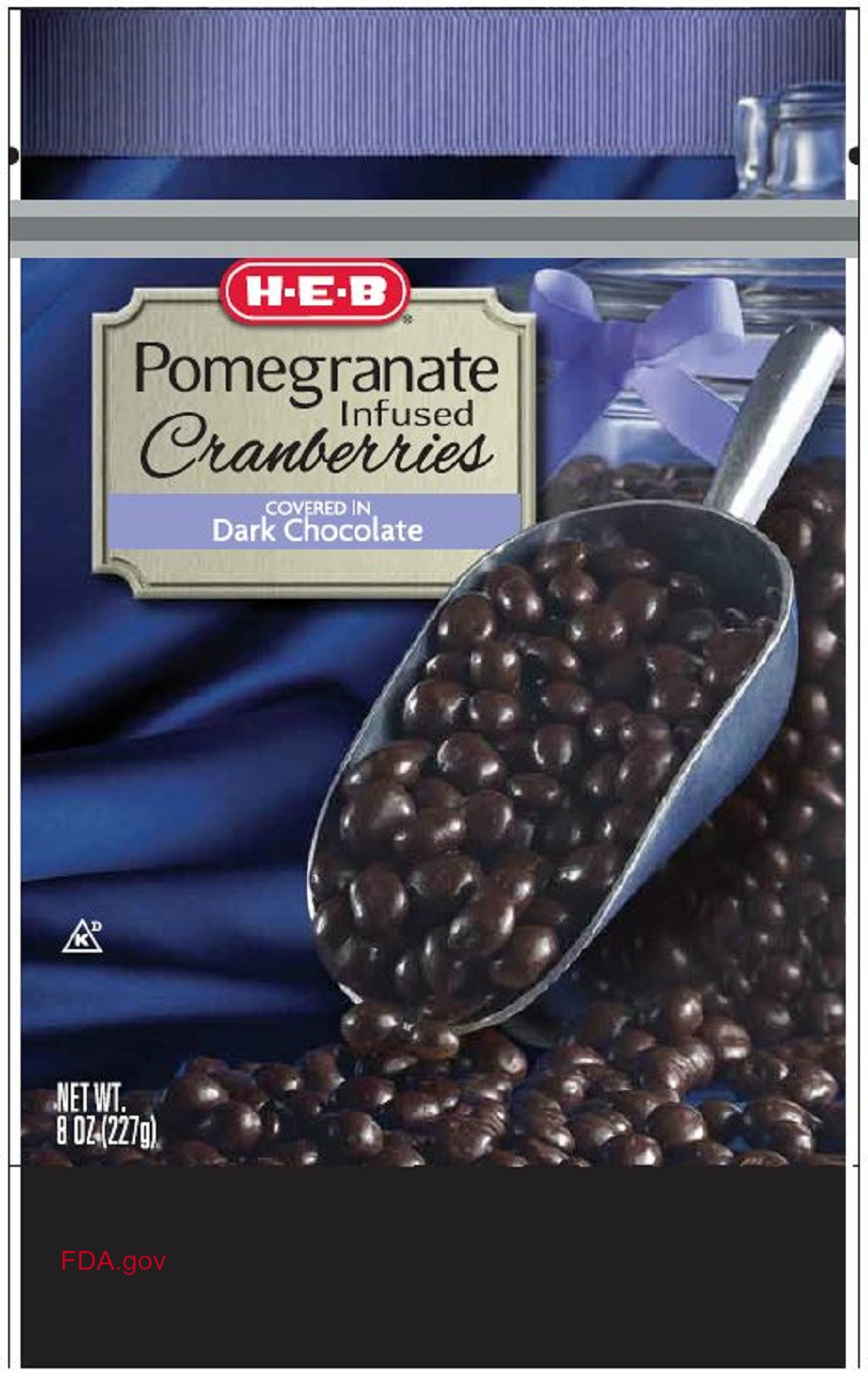 H.E.B chocolate cranberries recall