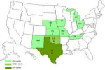 Mexican Fast Food Salmonella Map