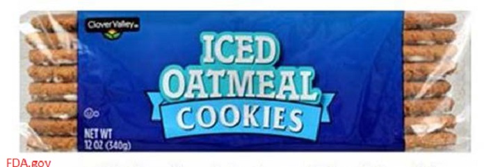 Iced Oatmeal Cookies recall
