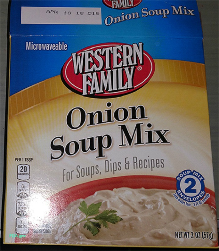 Western Family Onion Soup Mix Recall